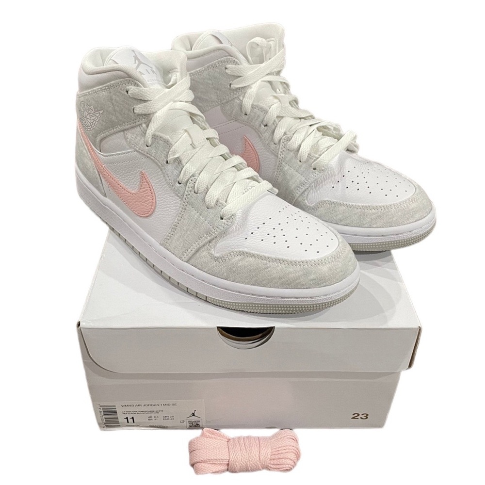 JORDAN 1 Mid SE Light Iron Ore Size 11